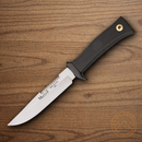 Muela Small Hunter Fixed Knife 4 5/8" 420A Steel Blade Black Kraton Rubber Handle