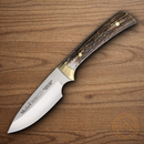 Muela Fixed Knife 3.25" Vanadium Steel Blade Deer Horn Handle