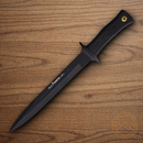 Muela Scorpion Fixed Knife 10" Stainless Steel Blade Black Rubber Handle