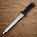 Muela Scorpion Fixed Knife 10" Stainless Steel Blade Black Rubber Handle