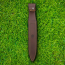Muela Alcaraz Fixed Knife 10" Stainless Steel Blade Crown Stag Handle
