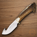 Muela Viper Fixed Knife 4 1/4" Stainless Steel Blade Crown Stag Handle