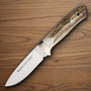 Muela Kodiak Fixed Knife 4" VanadiumSteel Blade Stag Bone Handle