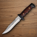 Muela Fixed Knife 6.25" Stainless Steel Blade Brown Wood Handle