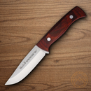 Muela Springer Fixed Knife 4.25" Nitro-42 Steel Blade Brown Wood Handle