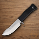 Muela Aborigen Fixed Knife 5" Nitro-42 Steel Blade Black Rubber Handle
