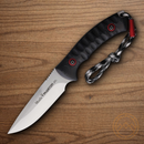 Muela Phantom Fixed Knife 4.5" Vanadium Molybdenum Steel Blade Black Micarta Handle