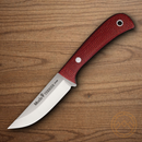 Muela Terrier Fixed Knife 3.5" 14C28N Sandvik Steel Blade Raspberry Jute Micarta Handle