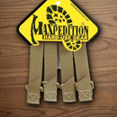 Maxpedition TacTie Attachment Strap System 3 In Khaki Closed Loop Easy Detach