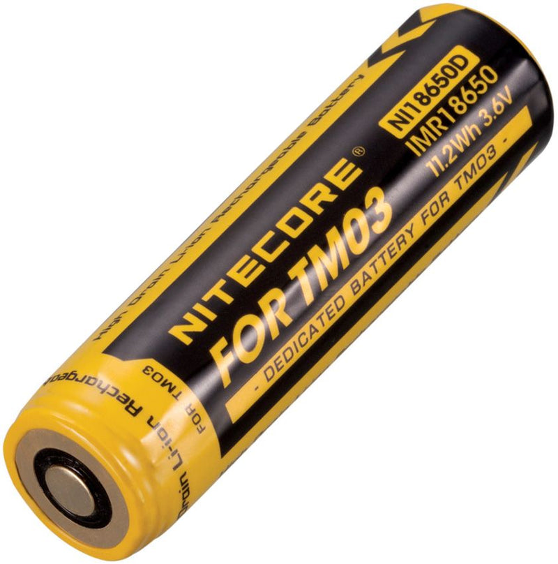 Nitecore Battery Rechargeable For Use With NCTM03 Tiny Monster Flashlight IMR18650TM03 -Nitecore - Survivor Hand Precision Knives & Outdoor Gear Store