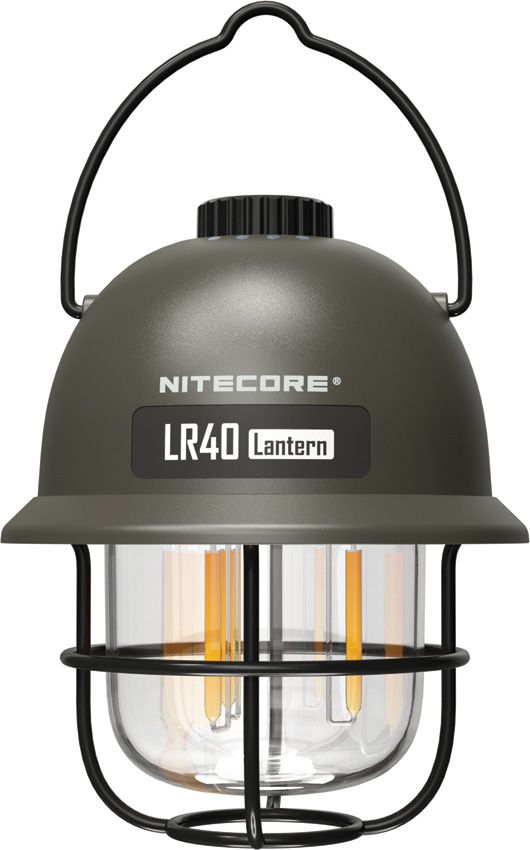 Nitecore Camping Lantern Rechargeable Water And Impact Resistant Army Green ABS Construction LR40G -Nitecore - Survivor Hand Precision Knives & Outdoor Gear Store