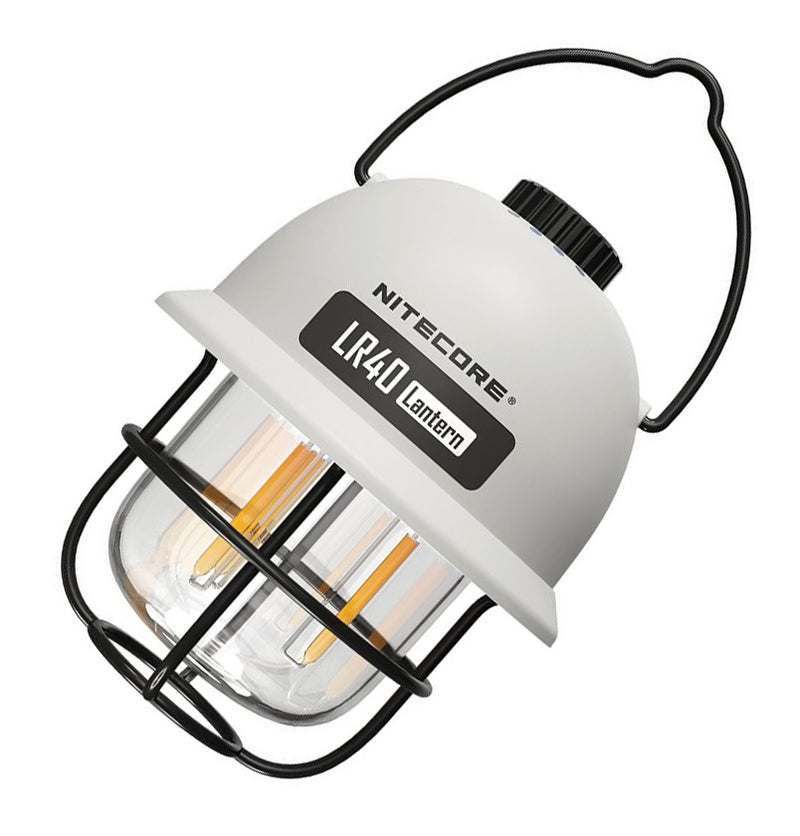Nitecore Camping Lantern Rechargeable Water And Impact Resistant White ABS Construction LR40W -Nitecore - Survivor Hand Precision Knives & Outdoor Gear Store