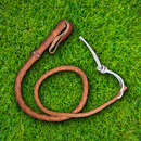 Denix Mini Bullwhip Genuine Tan Spanish Leather Construction 40" Overall Length