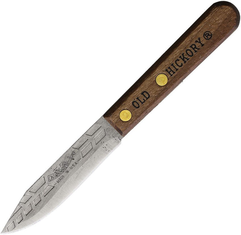 Old Hickory 2nd Kitchen Paring Knife 3.25" Carbon Steel Blade Brown Wood Handle 753X -Old Hickory - Survivor Hand Precision Knives & Outdoor Gear Store