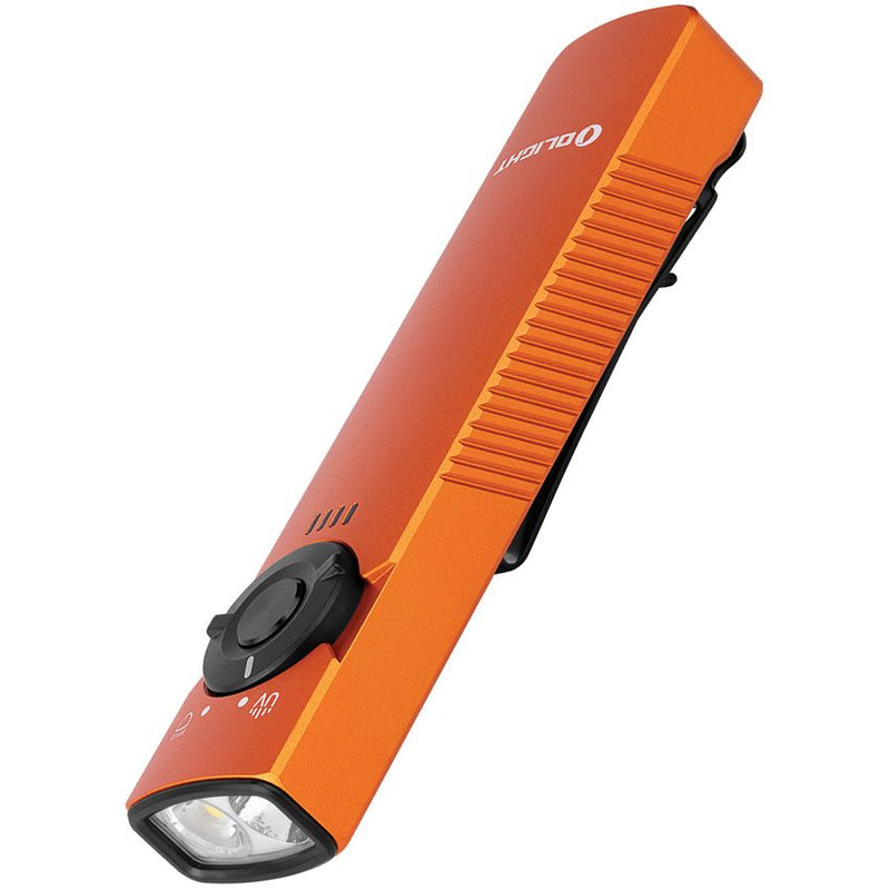 Olight Arkfeld UV Flashlight Orange Rechargeable Strobe Water And Impact Resistant Aluminum Construction KOGUVCW -Olight - Survivor Hand Precision Knives & Outdoor Gear Store