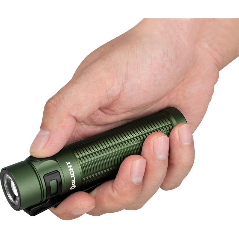 Olight Baton 3 Pro Max Flashlight OD Green Rechargeable Water And Impact Resistan Aluminum Construction TON3MXODG -Olight - Survivor Hand Precision Knives & Outdoor Gear Store