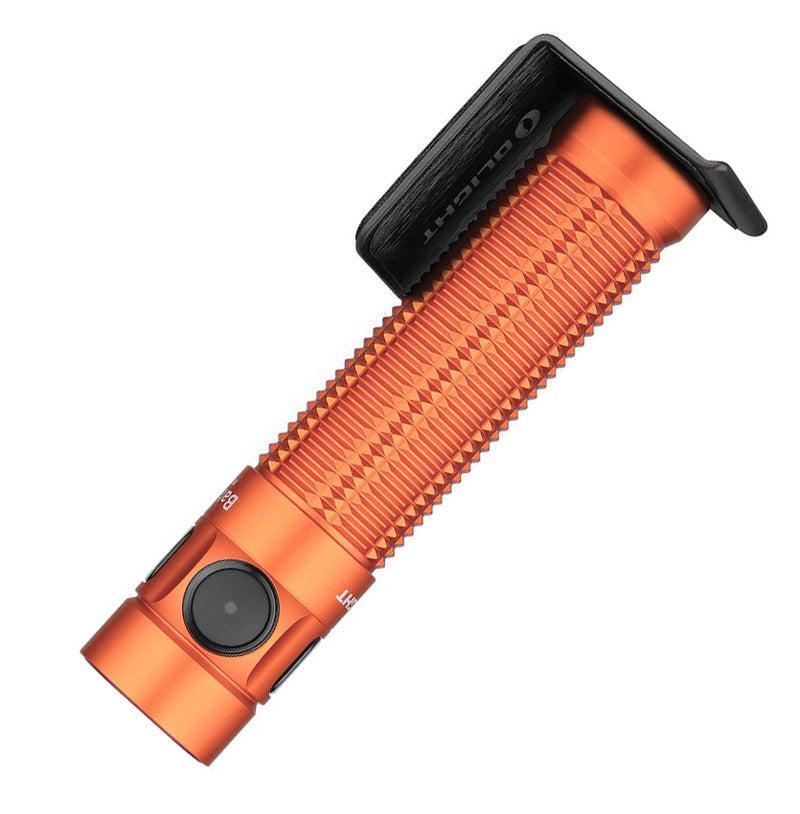 Olight Baton 3 Pro Flashlight Orange Rechargeable Strobe Water And Impact Resistan Aluminum Construction TON3PROGCW -Olight - Survivor Hand Precision Knives & Outdoor Gear Store