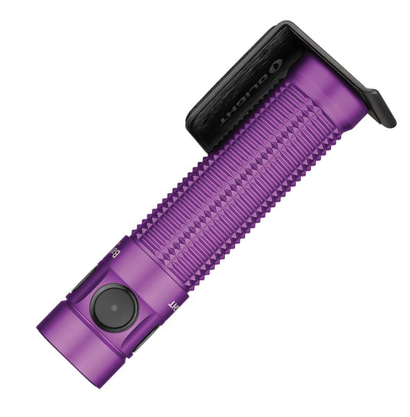 Olight Baton 3 Pro Flashlight Purple Rechargeable Strobe Water And Impact Resistan Aluminum ConstructionTON3PRPCW -Olight - Survivor Hand Precision Knives & Outdoor Gear Store