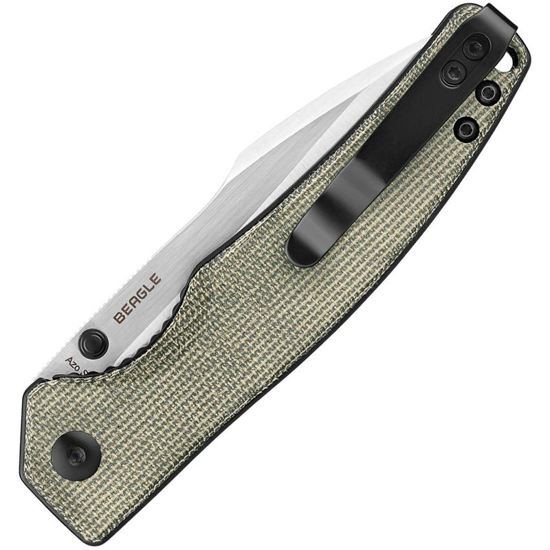 Olight Beagle Linerlock Folding Knife 3.25" 154CM Steel Blade Green Micarta Handle BEAGLEOLVG -Olight - Survivor Hand Precision Knives & Outdoor Gear Store