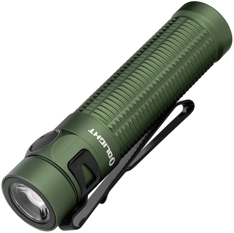 Olight Baton 3 Pro Flashlight OD Green Rechargeable Water And Impact Resistan Aluminum Construction TN3PROODCW -Olight - Survivor Hand Precision Knives & Outdoor Gear Store