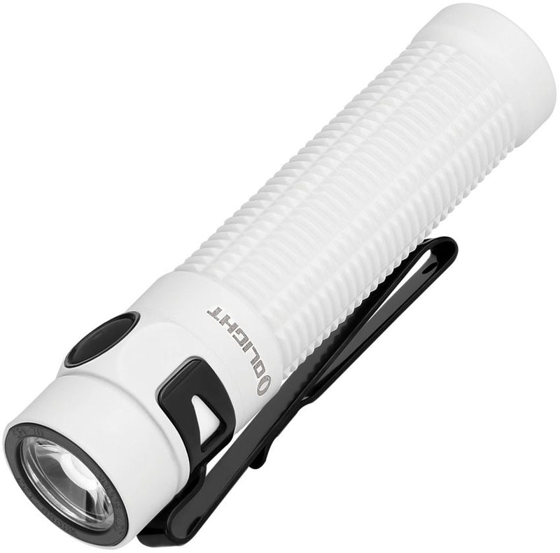 Olight Baton 3 Pro Flashlight White Rechargeable Water And Impact Resistan Aluminum Construction TN3PROWH -Olight - Survivor Hand Precision Knives & Outdoor Gear Store