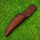 Ontario Brown Leather Sheath Made For The Small Bird & Trout Fixed-Blade Knife