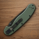 Ontario RAT II Linerlock Folding Knife 3" D2 Tool Steel Blade Green Nylon Handle