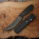 Ontario Combat Fixed Knife 6.1" High Carbon Steel Blade Black Synthetic Rubber Handle