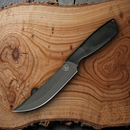 Ontario Combat Fixed Knife 6.1" High Carbon Steel Blade Black Synthetic Rubber Handle