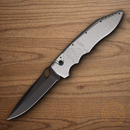 Piranha Knives  Auto Predator Folding Knife 4" CPM S30V Steel Blade Silver Aluminum Handle