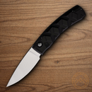 Piranha Knives Auto X Folding Knife 3.25" 154CM Steel Blade Black Aluminum Handle