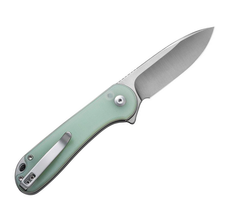 Civivi Elementum II Button Lock Folding Knife 3" Nitro V Steel Drop Point Blade Jade G10 Handle 18062P2 -Civivi - Survivor Hand Precision Knives & Outdoor Gear Store