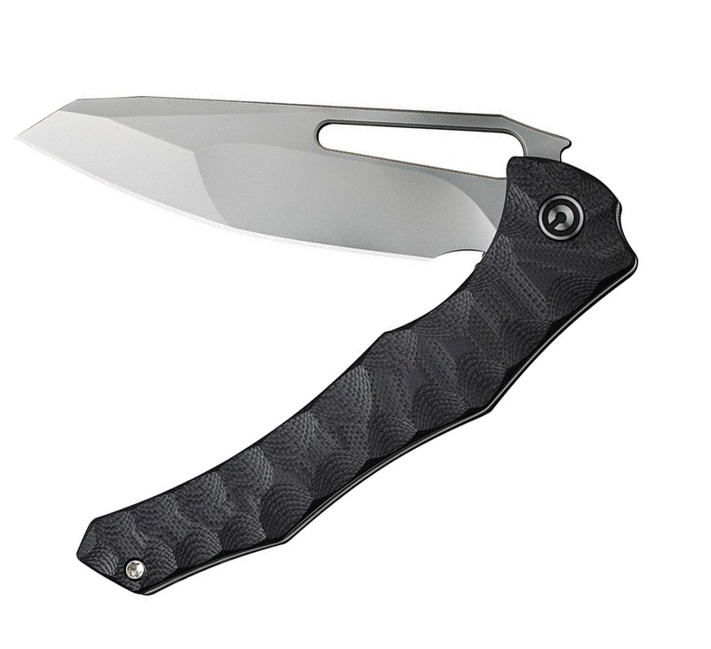 Civivi Spiny Dogfish Linerlock Folding Knife 3.5" 14C28N Sandvik Steel Blade Black Sculpted G10 Handle 220061 -Civivi - Survivor Hand Precision Knives & Outdoor Gear Store