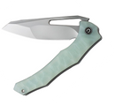 Civivi Spiny Dogfish Linerlock Folding Knife 3.5" 14C28N Sandvik Steel Blade Jade Sculpted G10 Handle 220062 -Civivi - Survivor Hand Precision Knives & Outdoor Gear Store