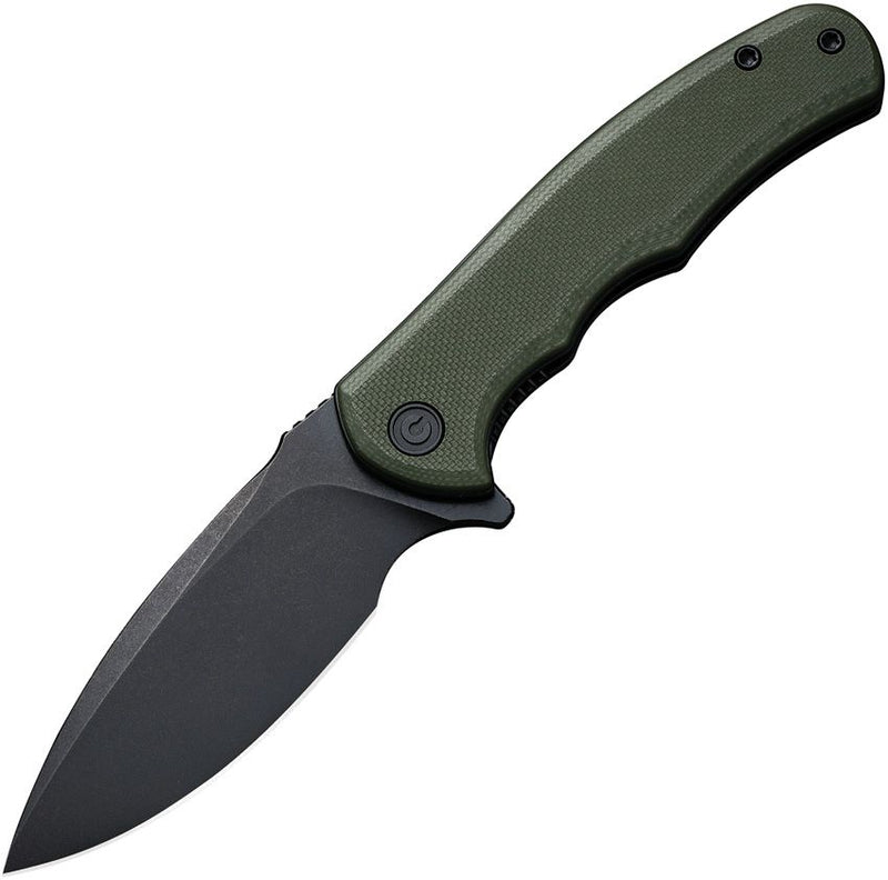 Civivi Mini Praxis Linerlock Folding Knife 3" D2 Tool Steel Drop Point Blade Green G10 Handle 18026C1 -Civivi - Survivor Hand Precision Knives & Outdoor Gear Store