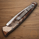 Piranha Knives Auto DNA Folding Knife 3.25" CPM S30V Steel Blade Camo Aluminum Handle.