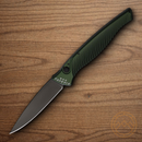 Piranha Knives Auto DNA Tactical Folding Knife 3.25" CPM S30V Steel Blade OD Green Aluminum Handle