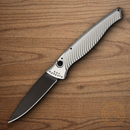 Piranha Knives Auto DNA Tactical Folding Knife 3.25" CPM S30V Steel Blade Silver Aluminum Handle