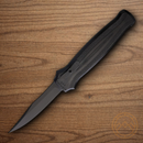 Piranha Knives  Auto Rated-R Tactical Folding Knife 3.5" 154CM Steel Blade Black Aluminum Handle