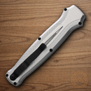 Piranha Knives Auto Rated-R Tactical Folding Knife 3.5" 154CM Steel Blade Silver Aluminum Handle.