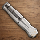 Piranha KnivesAuto Rated-R Folding Knife 3.5" 154CM Steel Blade Silver Aluminum Handle