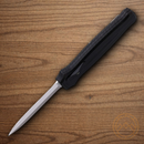 Piranha Knives Auto Rated-X Folding Knife 3.5" 154CM Steel Blade Black Aluminum Handle.