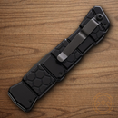 Piranha Knives Auto 21 Tactical Folding Knife 3.5" CPM S30V Steel Blade Black Aluminum Handle