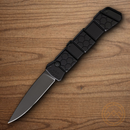 Piranha Knives Auto 21 Tactical Folding Knife 3.5" CPM S30V Steel Blade Black Aluminum Handle