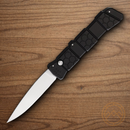 Piranha Knives Auto 21 Folding Knife 3.5" CPM S30V Steel Blade Black Aluminum Handle
