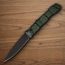 Piranha Knives Auto 21 Tactical Folding Knife 3.5" CPM S30V Steel Blade Green Aluminum Handle