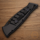 Piranha Knives Auto Amazon Tactical Folding Knife 3.25" 154CM Steel Blade Black Aluminum Handle