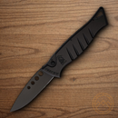 Piranha Knives Auto Amazon Tactical Folding Knife 3.25" 154CM Steel Blade Black Aluminum Handle
