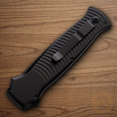 Piranha Knives Auto Bodyguard Folding Knife 3.25" CPM S30V Steel Blade Black Aluminum Handle.