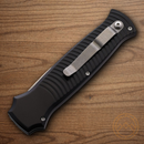 Piranha Knives Auto Bodyguard Tactical Folding Knife 3.25" CPM S30V Steel Blade Black Aluminum Handle